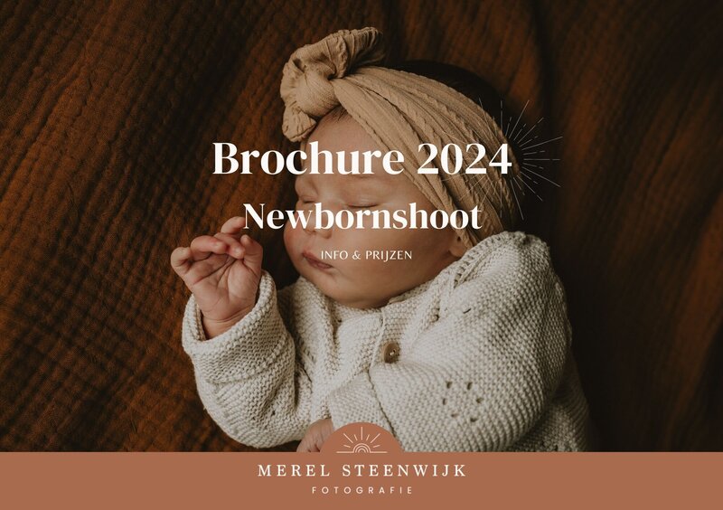 Brochure newbornshoot