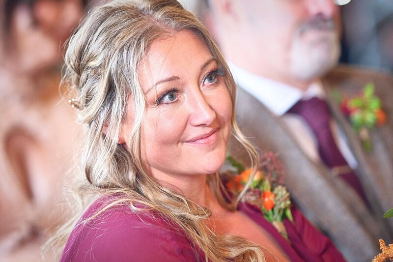 Autumnal wedding styling in Berkshire