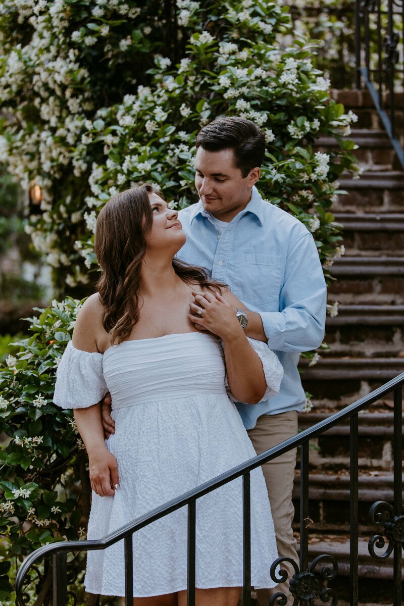 Beach engagement session