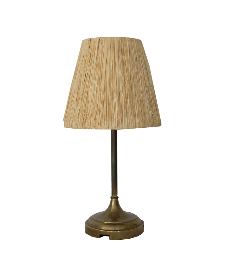Woven Shade Lamp