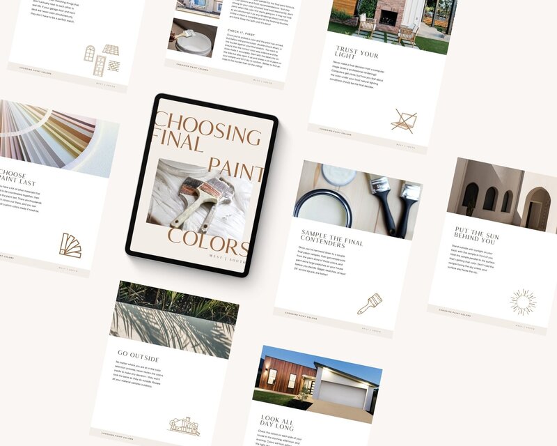CHOOSING PAINT PAGES
