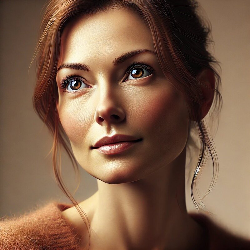 Frau mit fragendem Blick