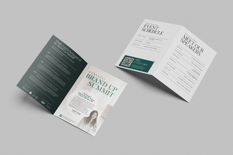 brochure or menu design