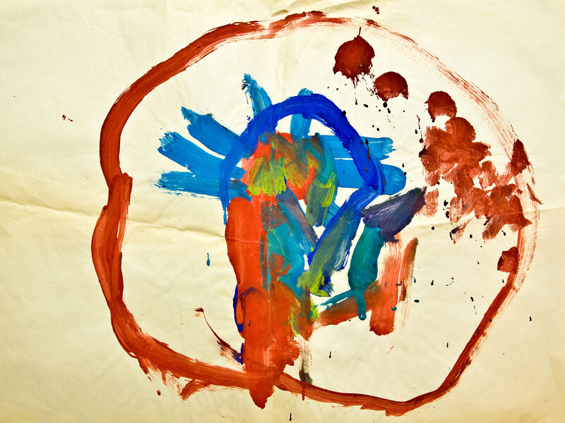 Brent Ray Fraser Abstract Painting 01 1982
