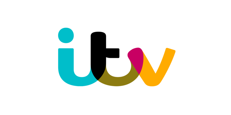 multi coloured logo for ITV