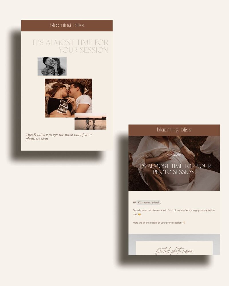 Minimal Flodesk templates for photographers Blooming Bliss 3