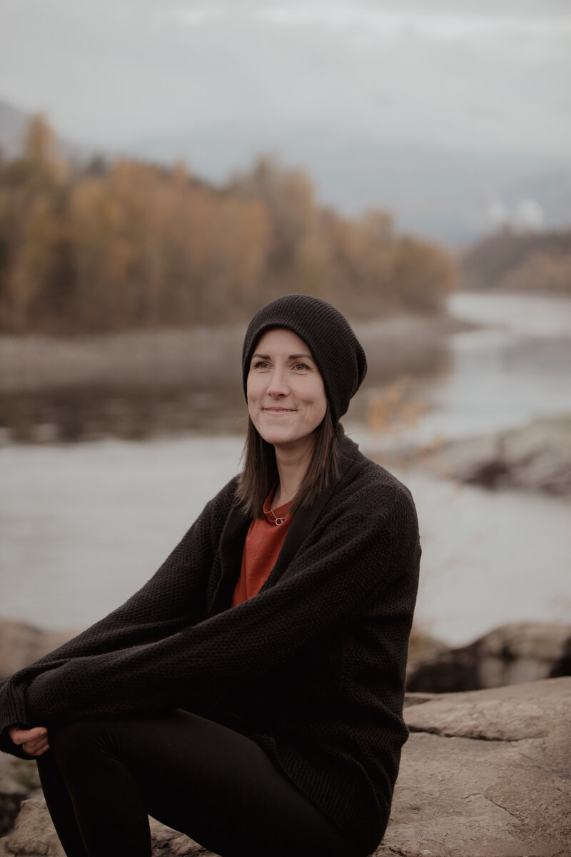 Best yoga teacher in the Kootenays Mandy Chutskoff