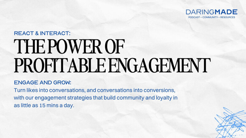 Landscape paper with 'The Power of Profitable Engagement'