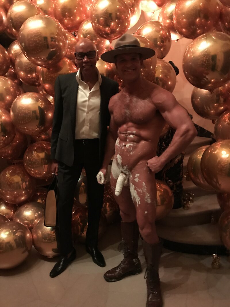 Brent Ray Fraser RuPaul at Francois Nars Portrait 50th Birthday Party Malibu 