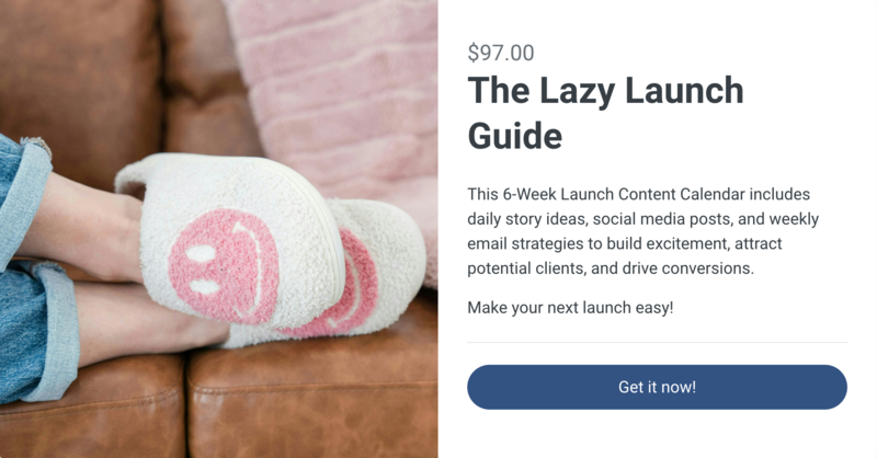 Launch guide for online business owners to strategically attract potential clients and launch without exhaustion.