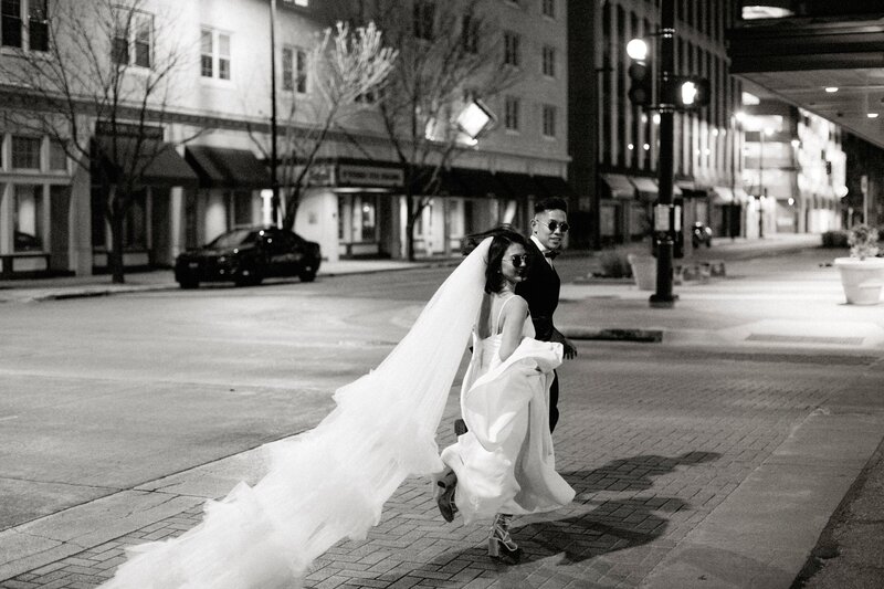 Wedding photography in downtown Wichita