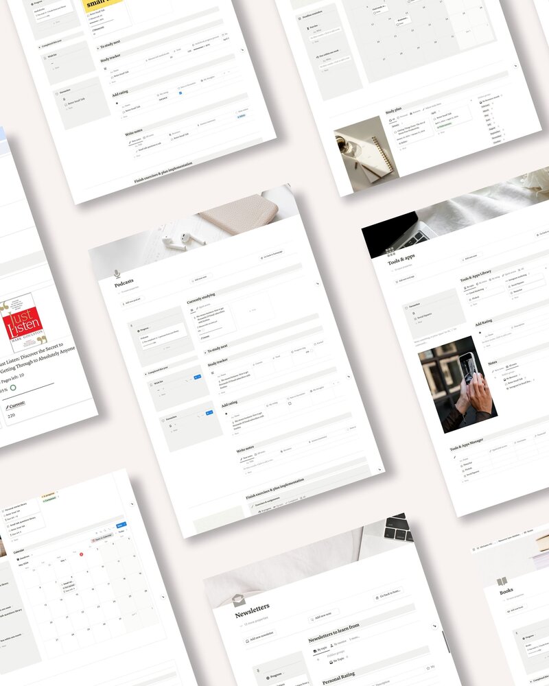 Notion knowledge hub template