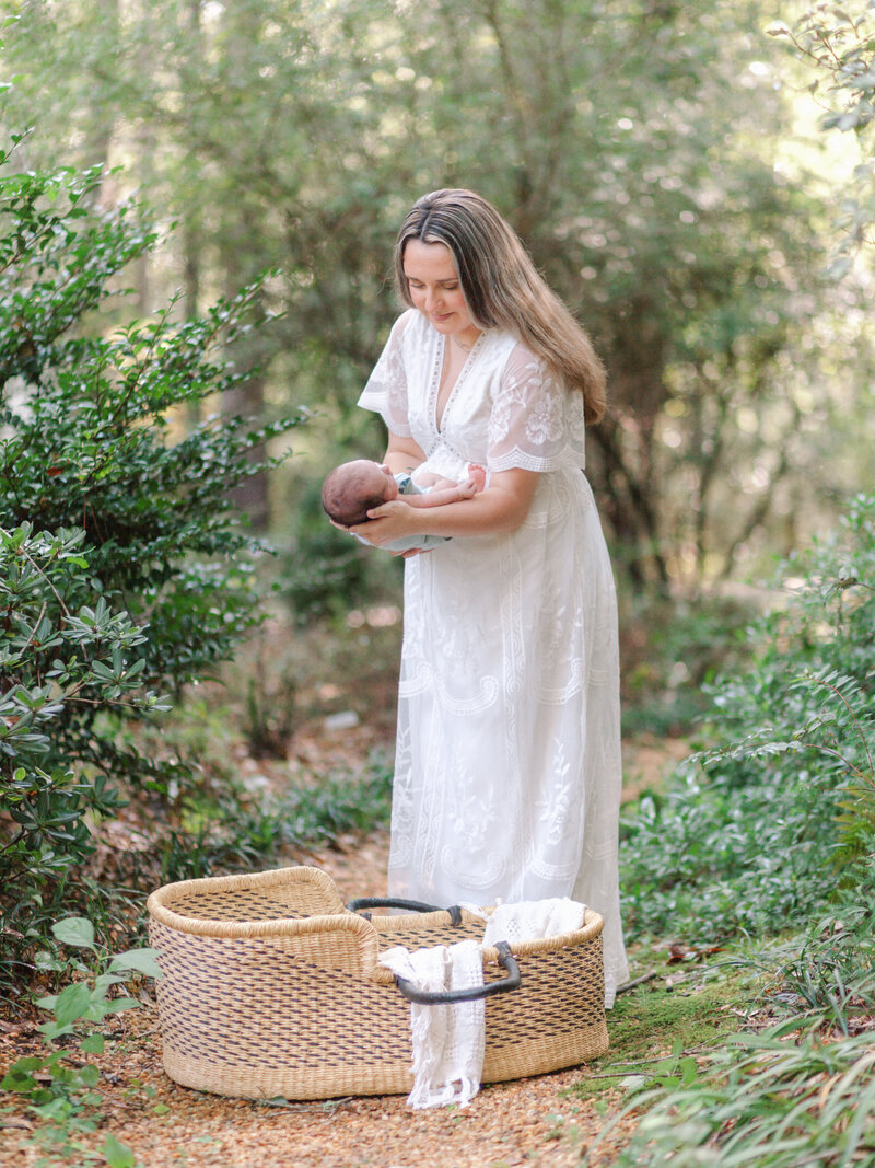 Dothan Area Botanical Gardens Newborn Baby Photographer