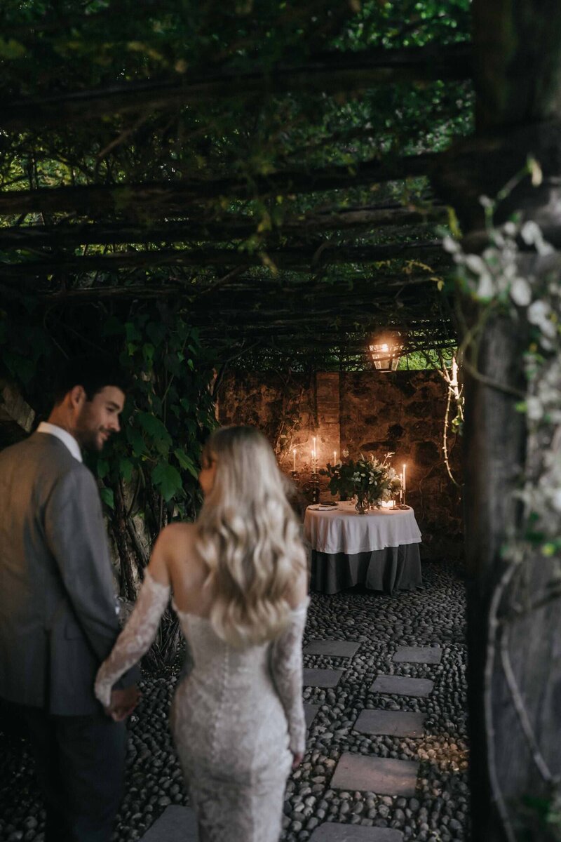 borgo santo pietro exclusive wedding romantic dinner 