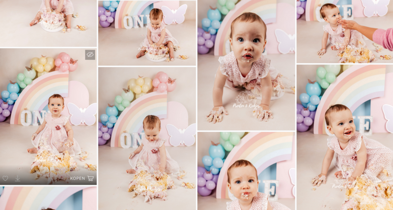 galerij cakesmash fotoshoot