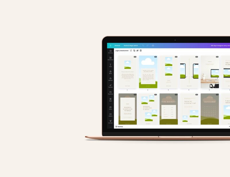 Aesthetic Instagram templates Silk Skye 16
