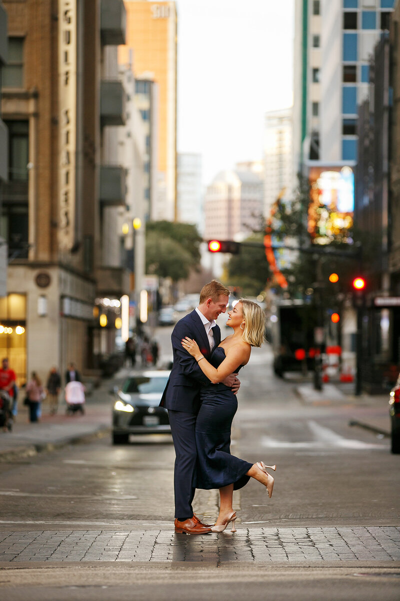 luxury dallas engagement session