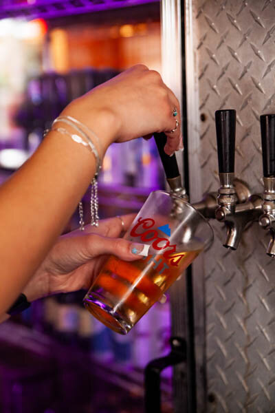 Cold beer on tap at Conway's Pub & Eatery