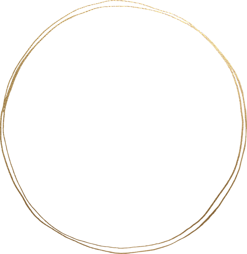 gold foil circle graphic