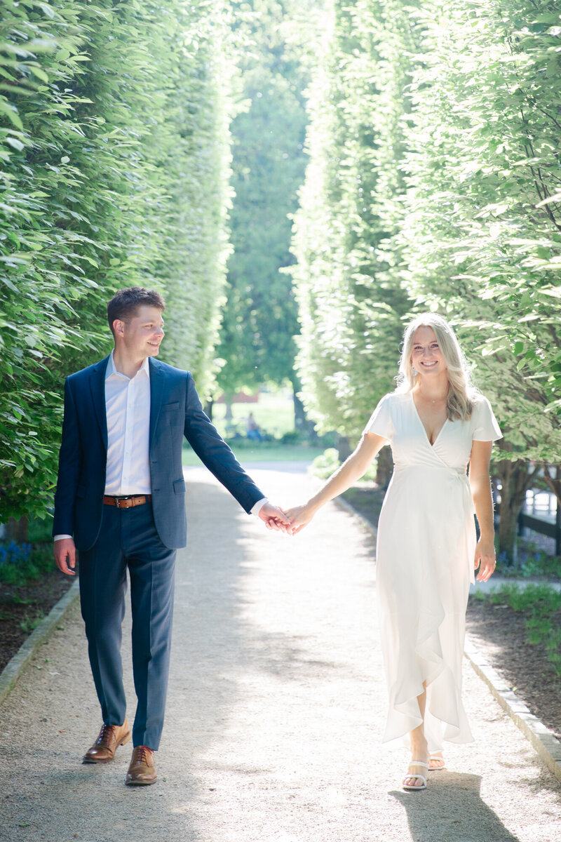 franklin park conservatory engagement session