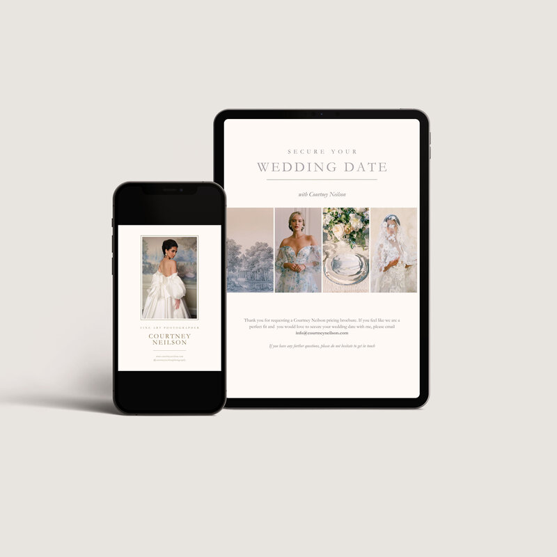 fine art photography canva brochure template 3