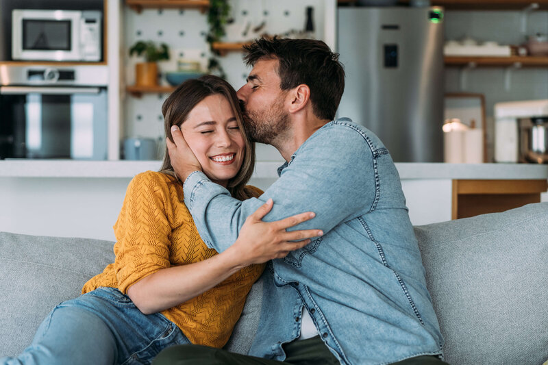 couple reconnecting after couples therapy in nyc