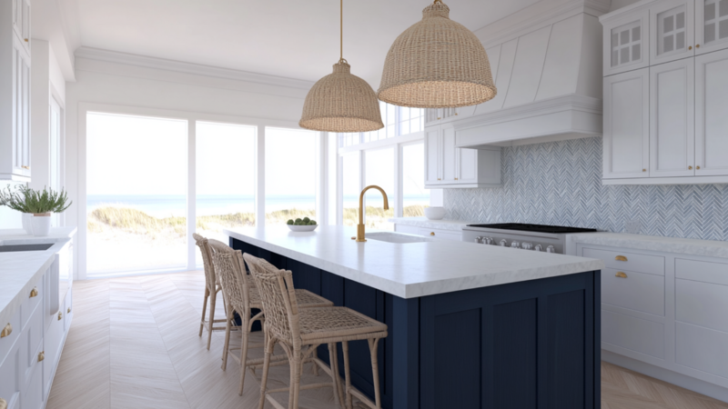 Coastal kitchen remodel HH Curations
