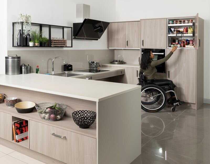 Wheelchair Accessible Kitchens - Wheelchair Access Kitchen