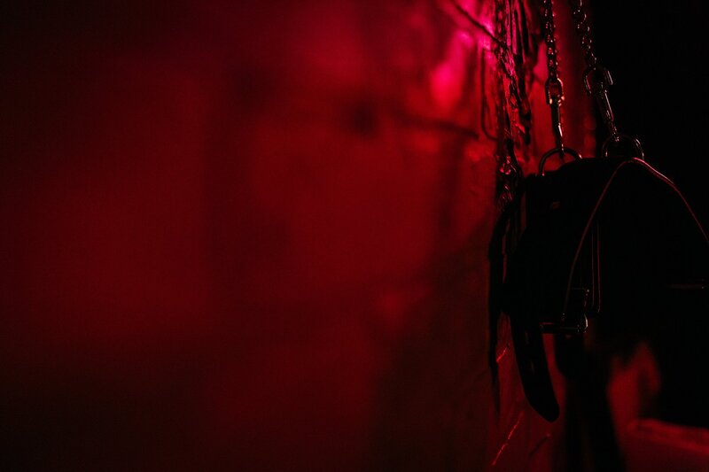 Edgy boudoir set in a Norfolk Boudoir studio