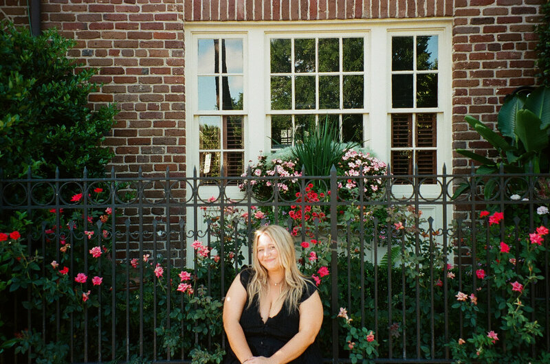 Film photograph of Georgia wedding photographer, Kaylea