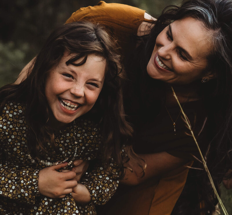 Joyful Family Photography in a Field in The Woodlands Texas