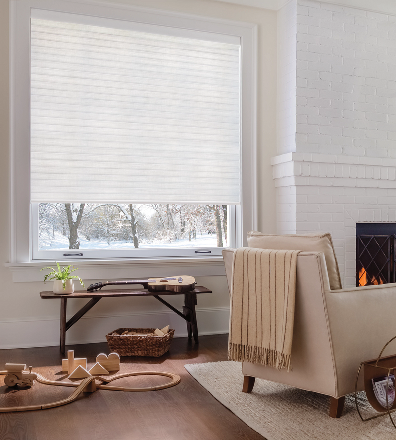 Living space window blinds