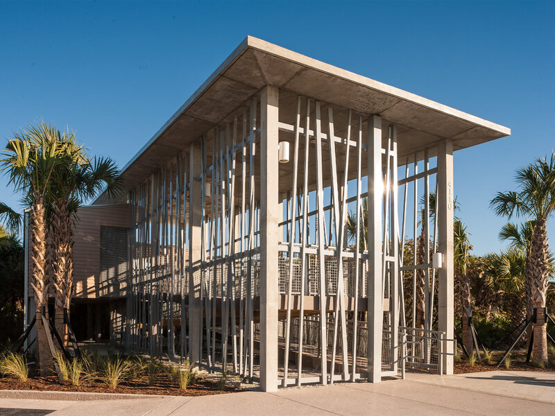 Sweet Sparkman Architecture Sarasota County Beach Pavilions Landscape 1