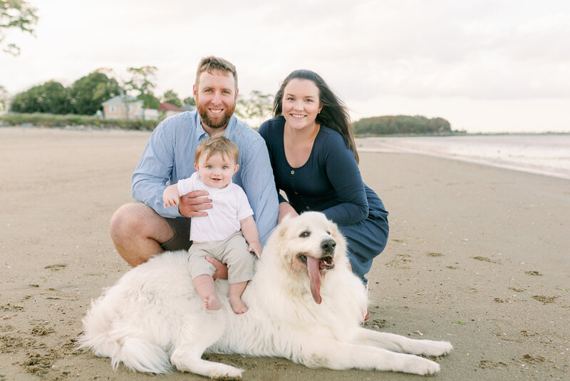 family beach photo