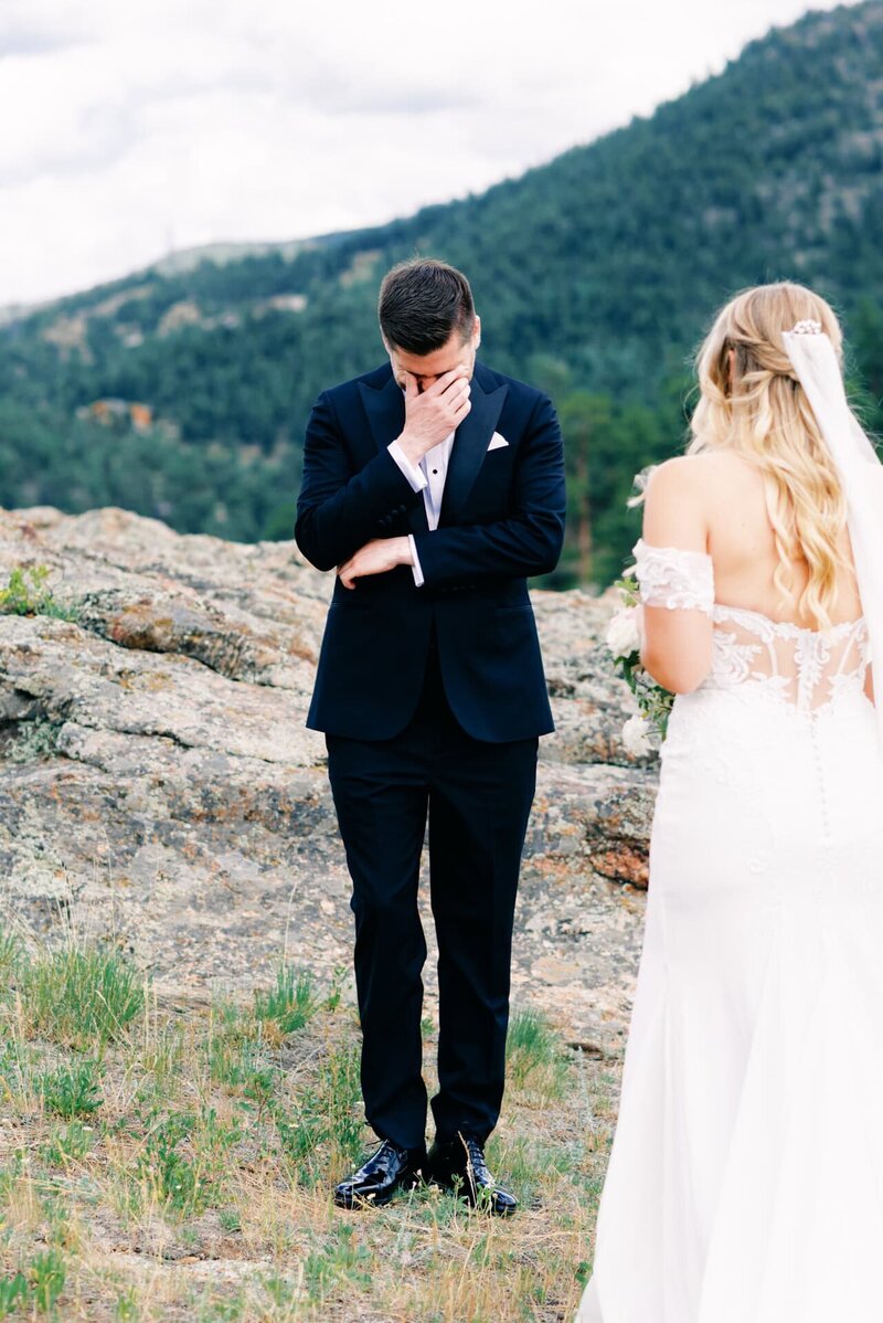 wedding first look