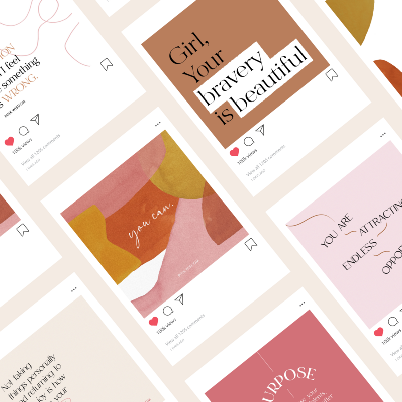 Elegant Mockup Preview Design Catalog Instagram Post copy