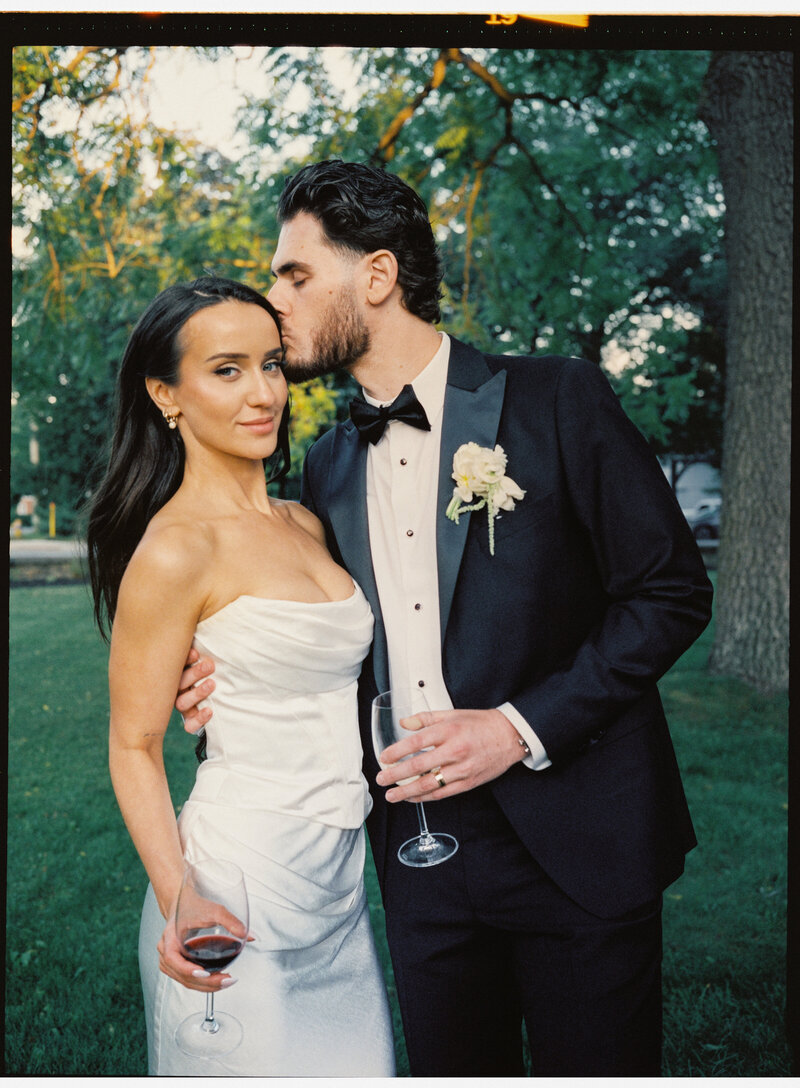 Masha & Jonah - Summer Wedding at The CAPE, PEC, Ontario - 120mm and 35mm Film-3