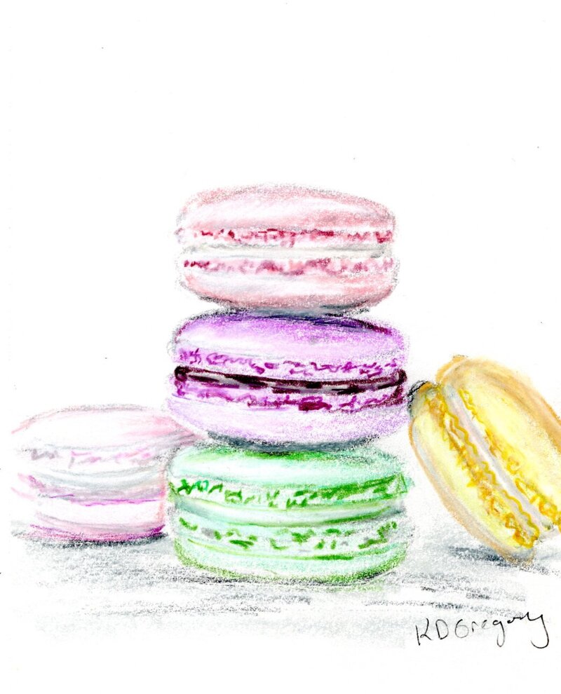 kd gregory fine art - macaron masterpiece