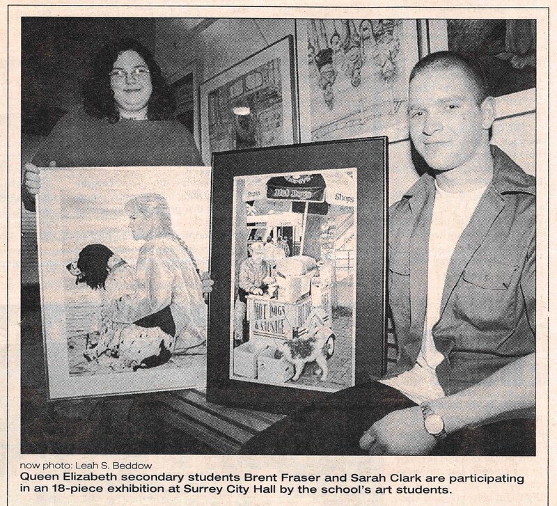 Brent Ray Fraser NOW News February 28, 1998 - 18yrs old - My first news article