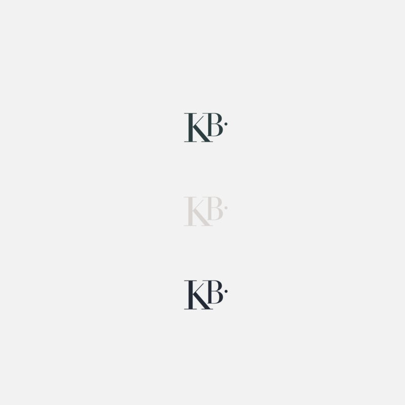 realtor brand design lettermark mockup