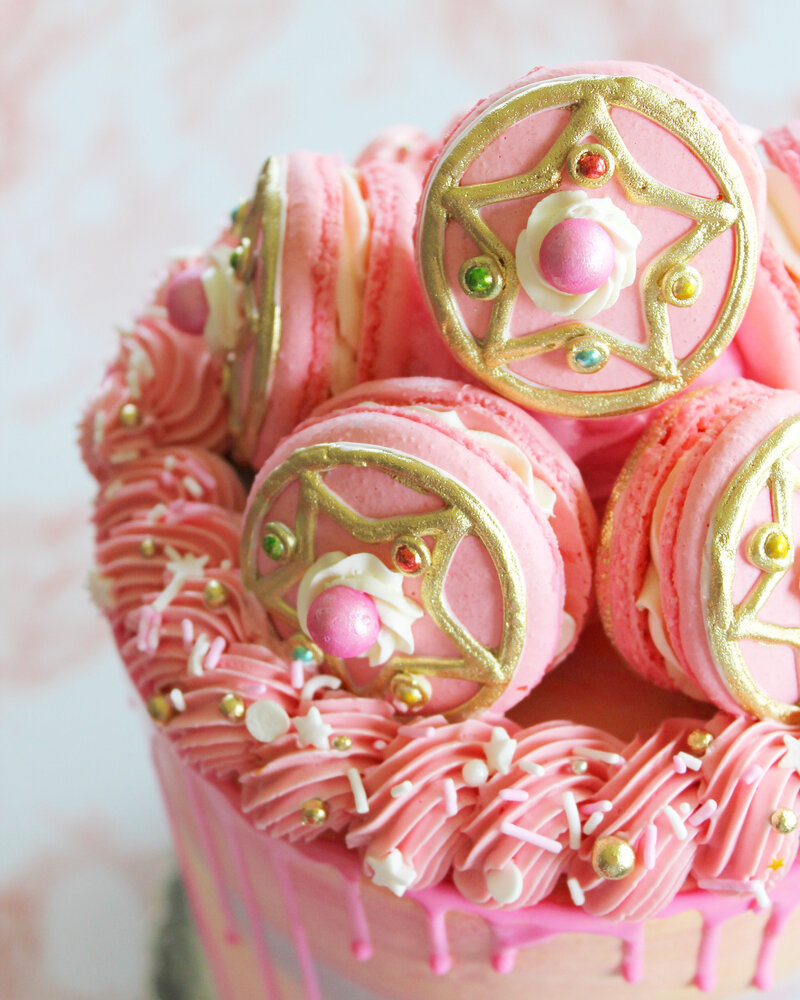 Sailor Macaroons Cake