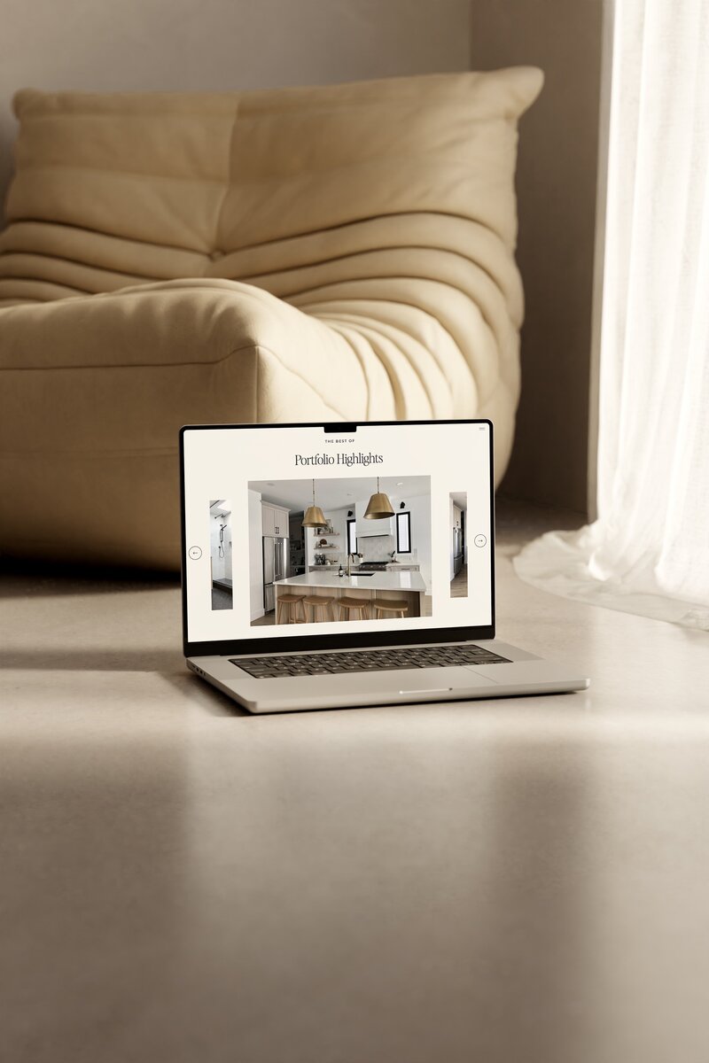 Interior designer web design by Kathlyn Jarvis 6
