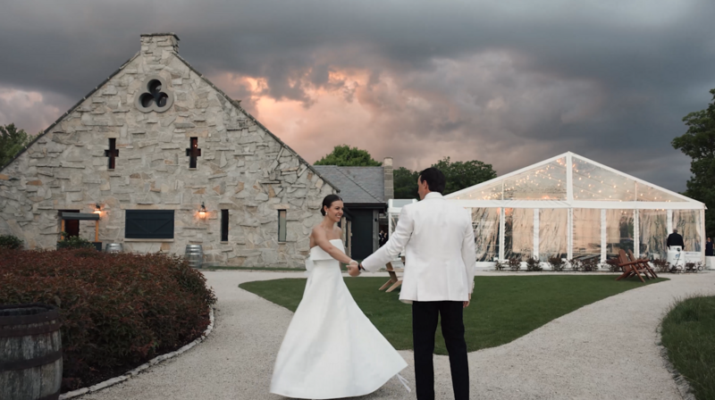 Milwaukee Wedding Videographer captures a dreamy video shot of the new Mr. and Mrs.