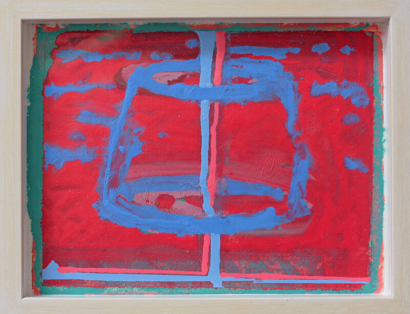 Leaky Bucket-(study-2)-2024---oil-on-paper---18-x-23-cm