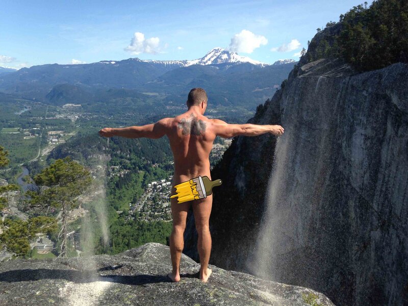 Brent Ray Fraser Scattering Brother Gordons Ashes in Squamish 2015