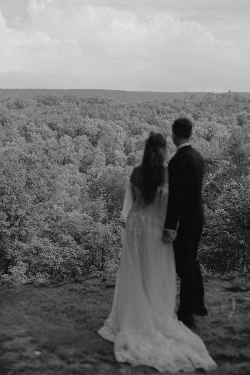 beautiful wedding on film with a vintage feel