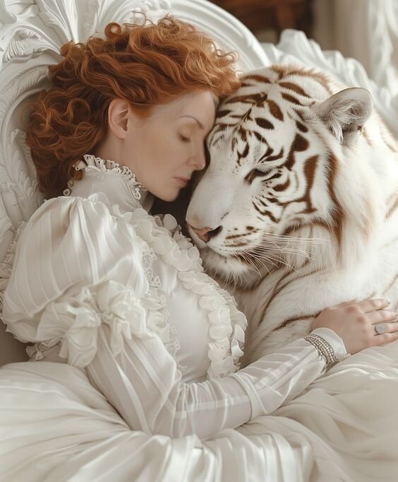 caroline white lion
