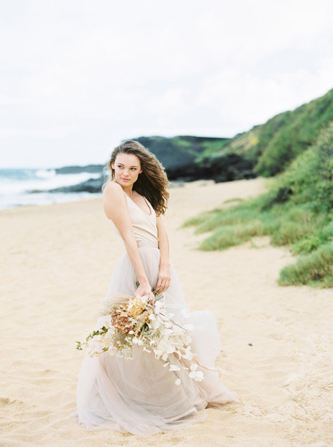00121- Fine Art Film Hawaii Destination Elopement Wedding Photographer Sheri McMahon
