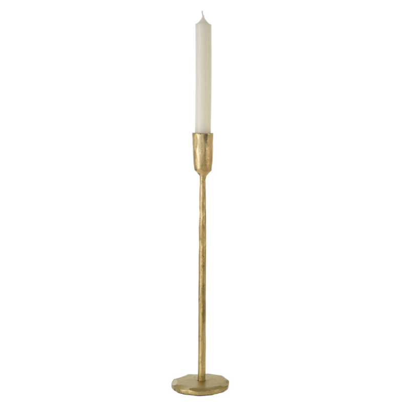 Luna Forged Candlestick L, Gold (3)