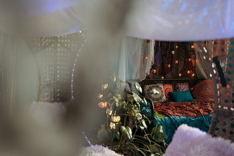 Image of a Bohemian Styled Set in a Norfolk Boudoir Studio